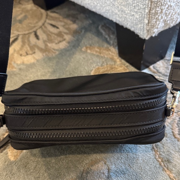 Black Crossbody Bag with Spade Logo - Picture 2 of 3